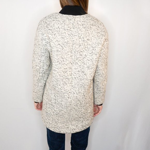 GUESS Oversized Boucle Marled  Zip-Up Jacket - Picture 3 of 7
